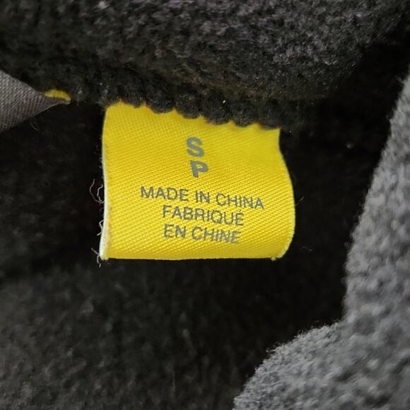 Cabela's Men's Black Full Zip Fleece Vest Size SM Gorpcore Outdoors Pockets - Picture 9 of 11